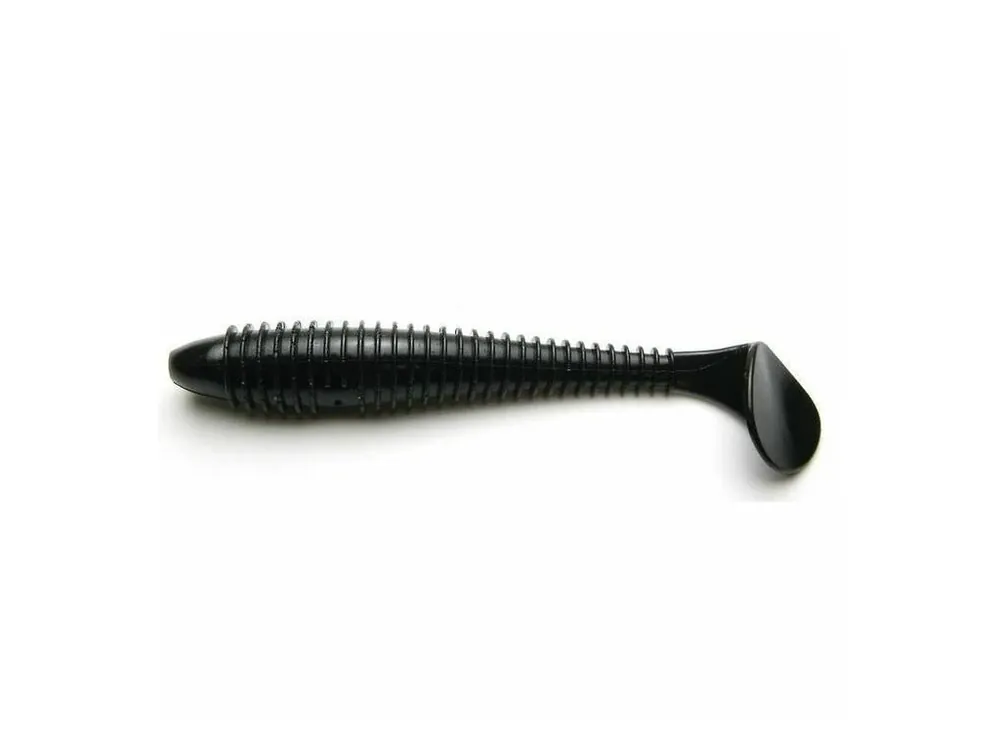 Tovární Cena Keitech Gumová nástraha Swing Impact FAT 3,3" 8,4cm 5,6g Black 7ks