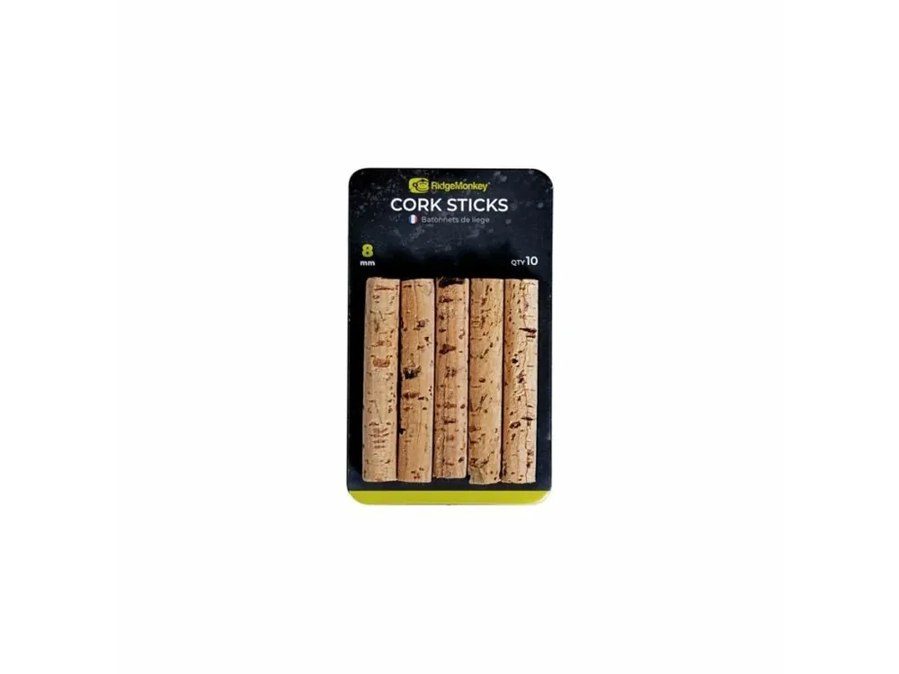 Koupit Online RidgeMonkey Korkové tyčinky Combi Bait Drill Spare Cork Sticks 8mm