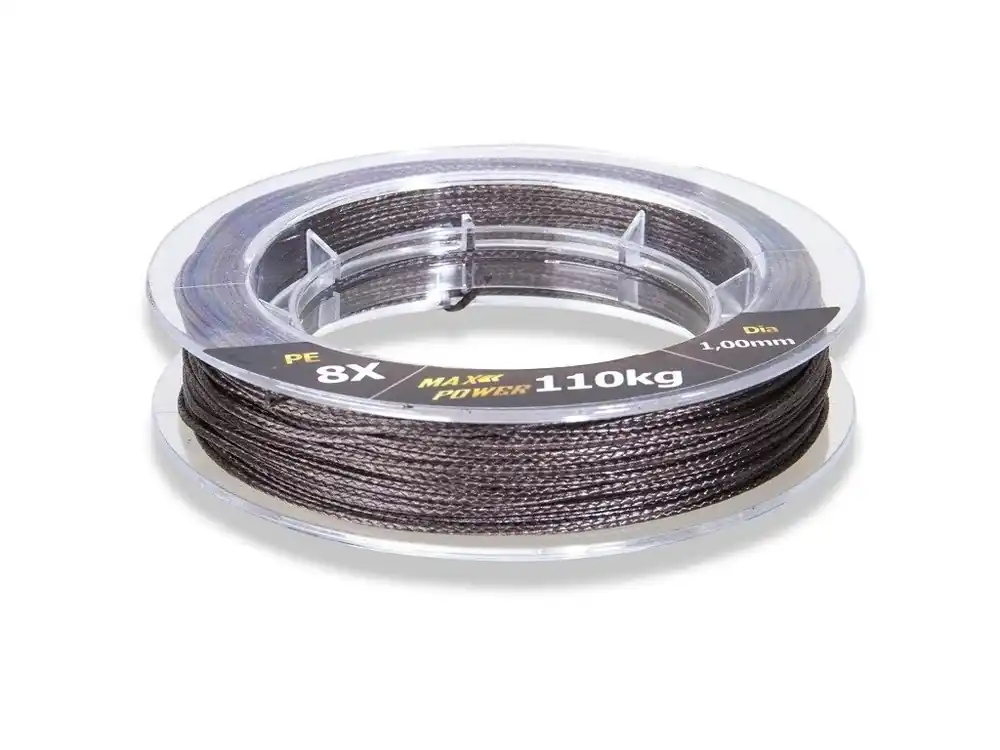 Zlevněný Uni Cat šňůra na návazce Knock Out Leader 8-X, 0,8 mm, 82 kg, 25 m