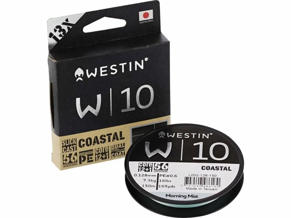 Levný Šňůra Westin W10 13 Braid Coastal Morning Mist 0,10mm 6,0kg 150m