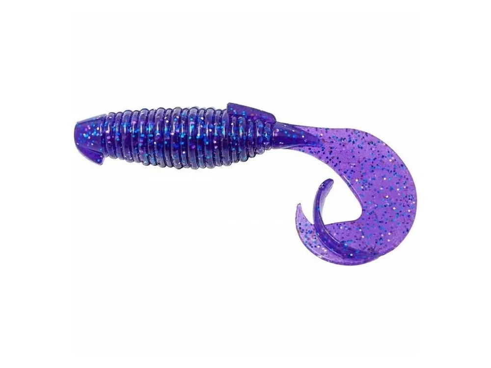Keitech Gumová nástraha Flapper Grub 4" 10,2cm 6,5g Violet 7ks Víkendová Akce