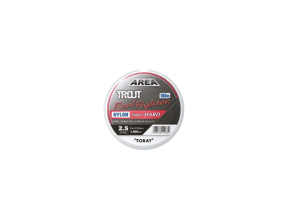 Cenový Hit TORAY Trout Area Real Fighter Nylon HARD 100 m