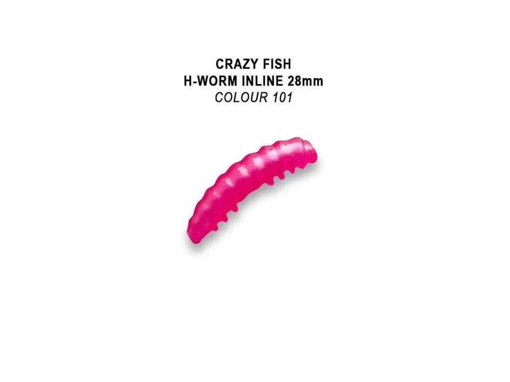 MF H worm Inline 1,1" 2,8 cm barva 101 kreveta, floating Přímo Od Výrobce