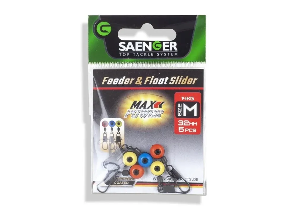 Saenger karabinka s korálkem Feeder & Float Slider M, 5 ks/bal Odeslání Ihned
