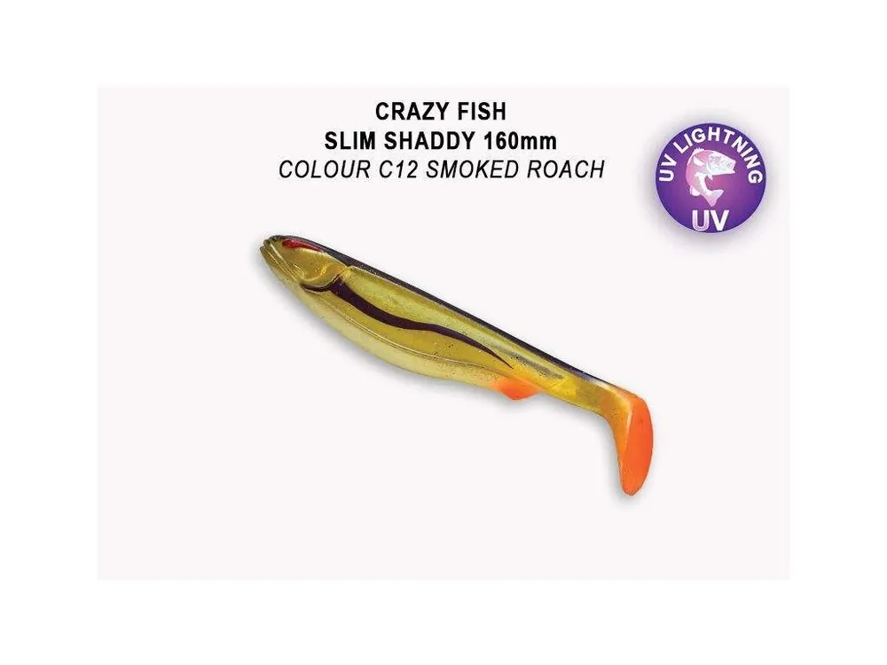 Poslední Šance Slim Shaddy 6,4" 16 cm color C12 smoked roach váha 32g
