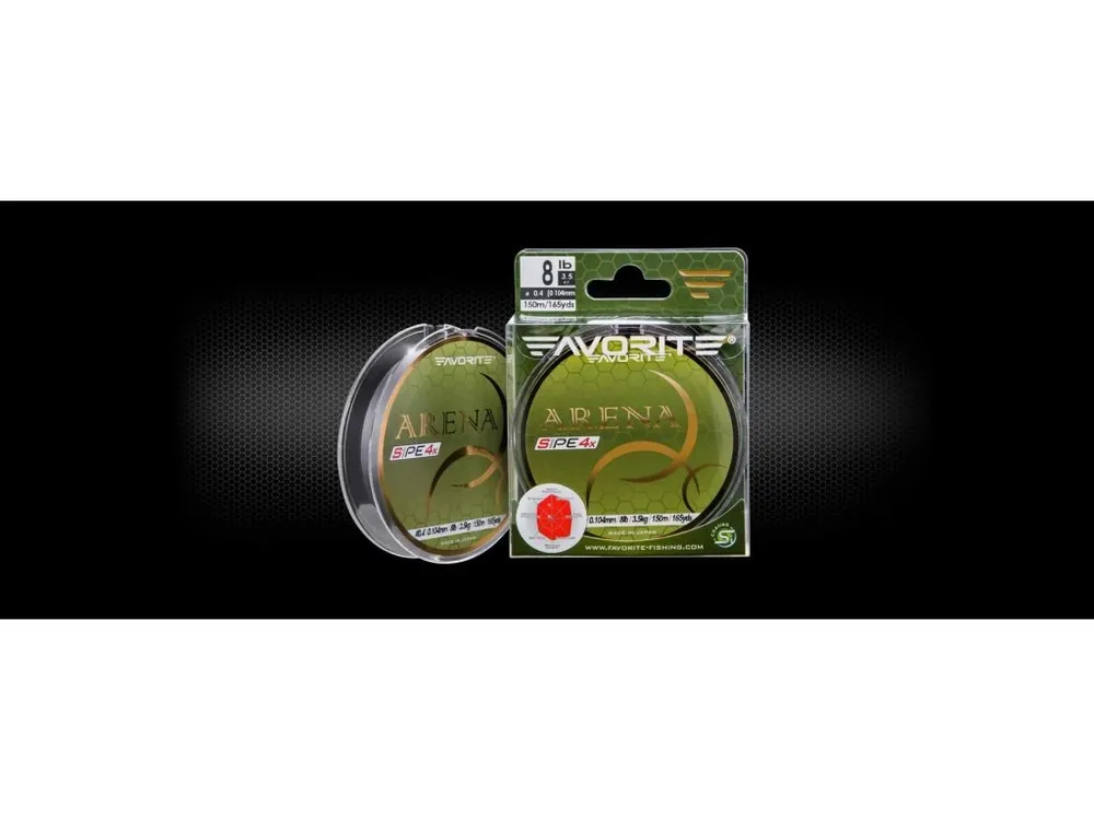 Nejlepší Cena Favorite Arena PE 4 SILVER GREY 3,5lb 1,4kg 0,071mm 0,175