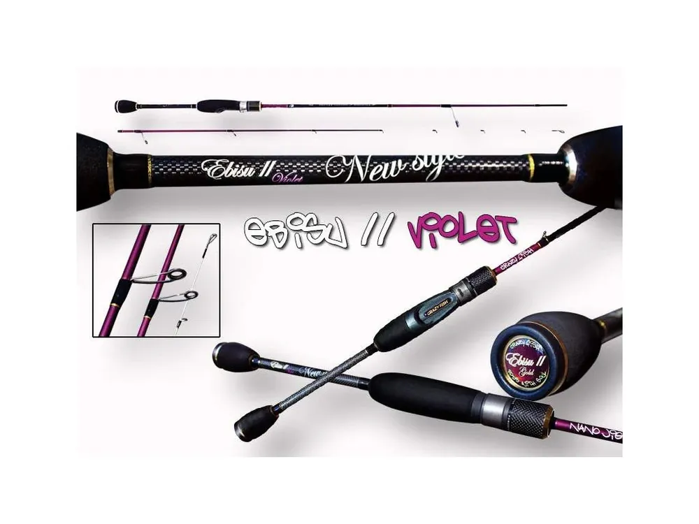 Ověřený Ebisu Violet II Nano Jig SV602SUL 0,5-3g 1,83m 0,15 -0,4