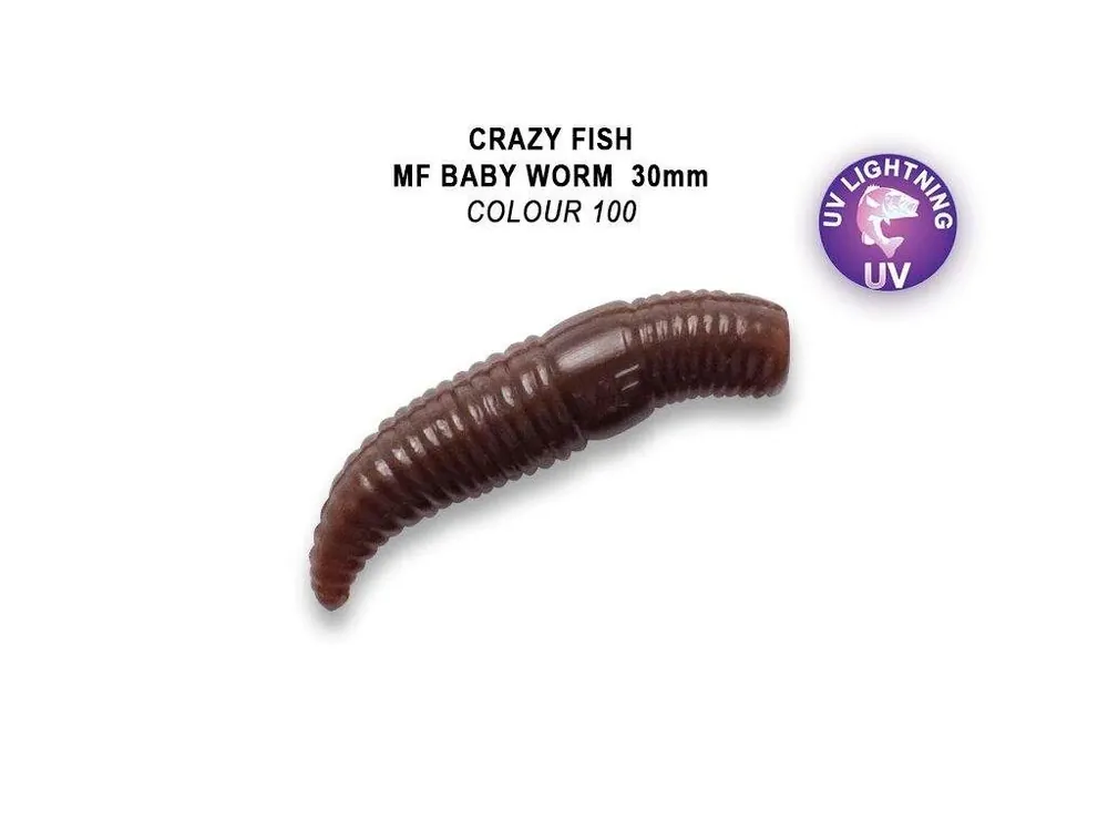 MF Baby worm 1,2" 30mm barva 100 kreveta floating Cenová Bomba