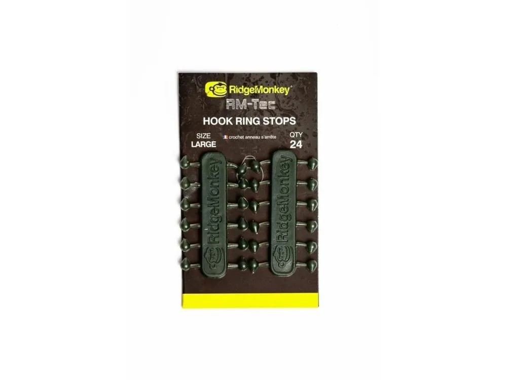 RidgeMonkey Stoper RM-Tec Hook Ring Stops Large 24ks Pouze Dnes