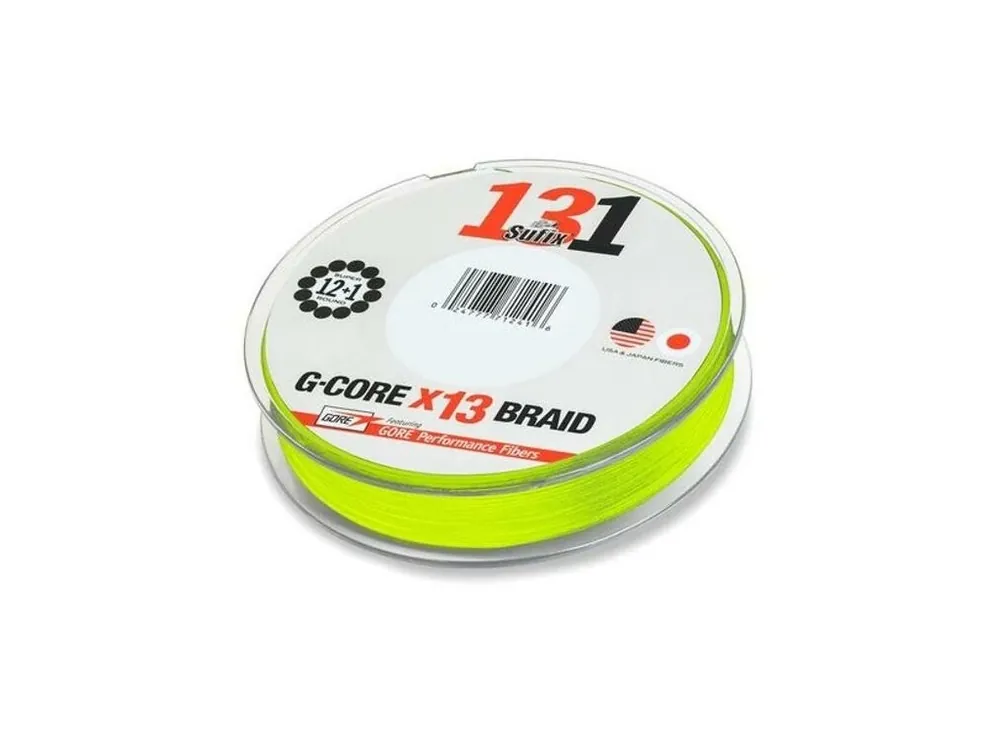 Vysoce Kvalitní Sufix 131 G-CORE 0,104 mm 5,4 kg 150 m svítivě zelená