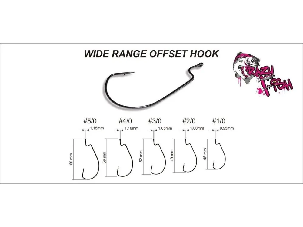 Víkendová Akce HÁČEK WIDE RANGE OFFSET HOOK vel. 4/0, balení 5ks