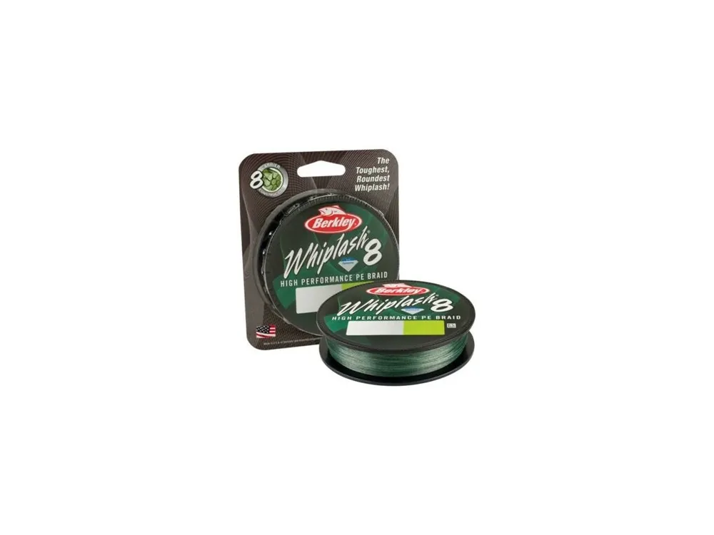 Berkley Whiplash8 Moss Green 0,10mm 14,8kg 150m Poslední Šance