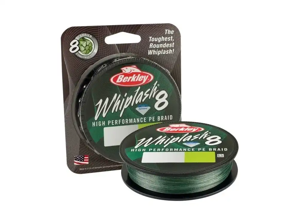 Berkley Whiplash8 Moss Green 0,14 mm 19,2kg 150m Autentický