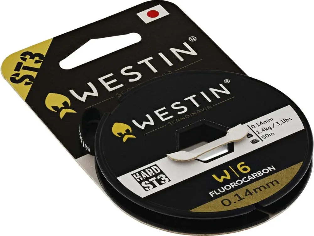 Akční Cena Westin W6 ST3 FLUOROCARBON CLEAR 0.38 MM 9.3 kg