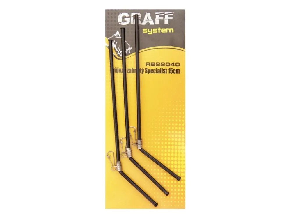 Přímo Od Výrobce Graff Průjezd zahnutý Specialist 15cm 3ks Černý