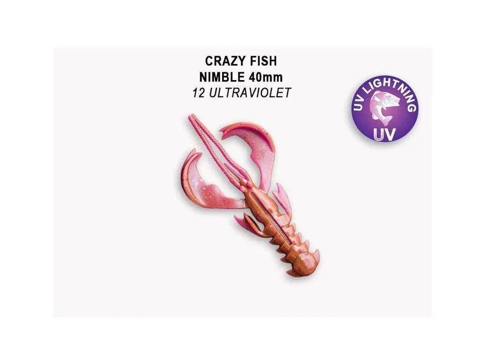 Nová Kolekce Nimble 4cm barva 12 ultraviolet balení 9 kusů
