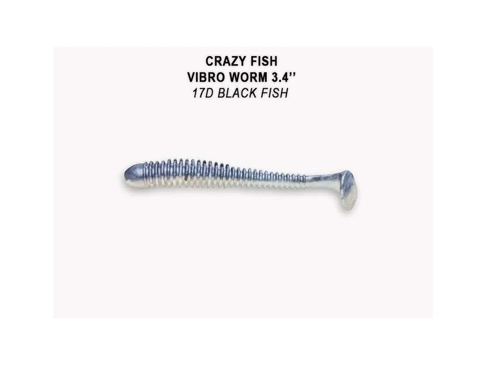 Vibro Worm 8,5cm barva 17D black fish floating Objednat Nyní