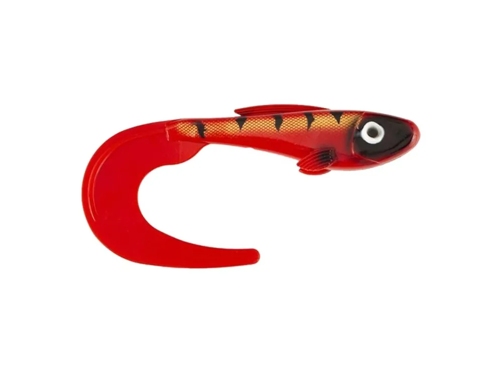 Cenově Výhodný Abu Garcia Beast Curl Tail Red Tiger 170mm 2ks