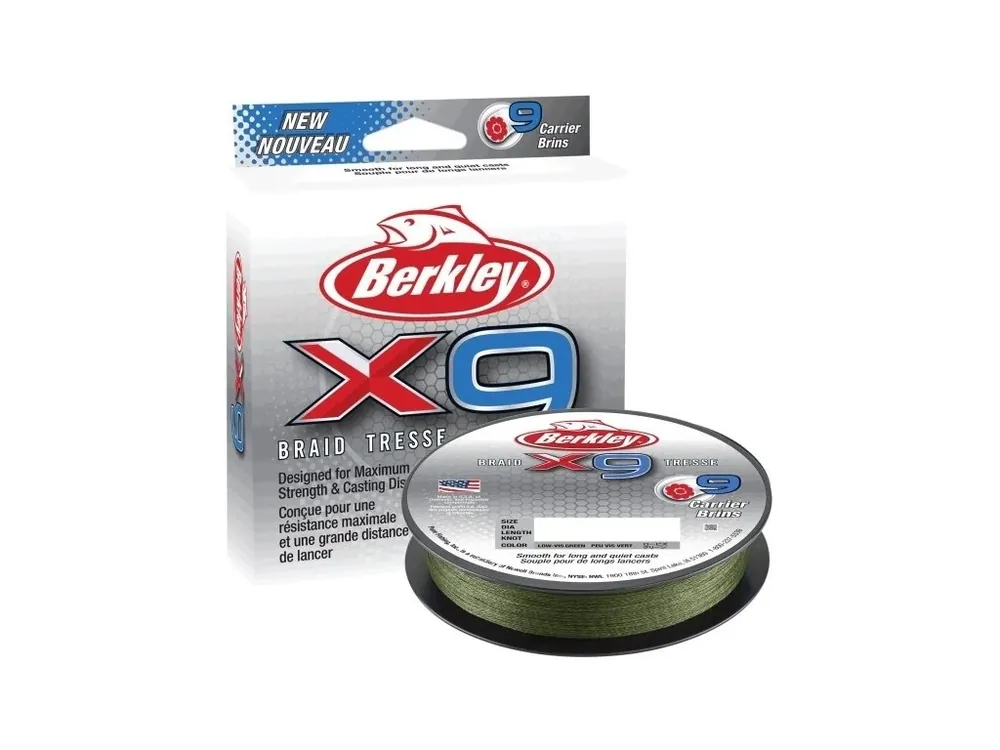 Objednat Nyní Berkley X9 Low-Vis Green 0,12 mm 12,1 kg 150 m