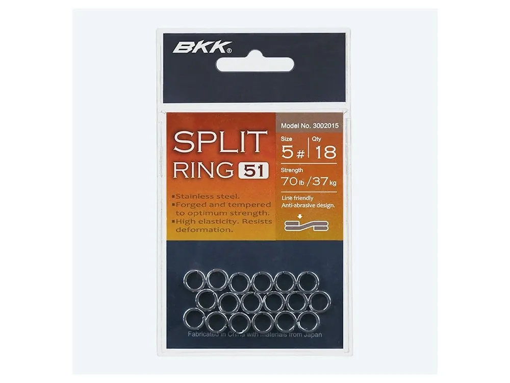 Objednat Nyní BKK Kroužek Split Ring-51 Velikost 1 14kg 20ks