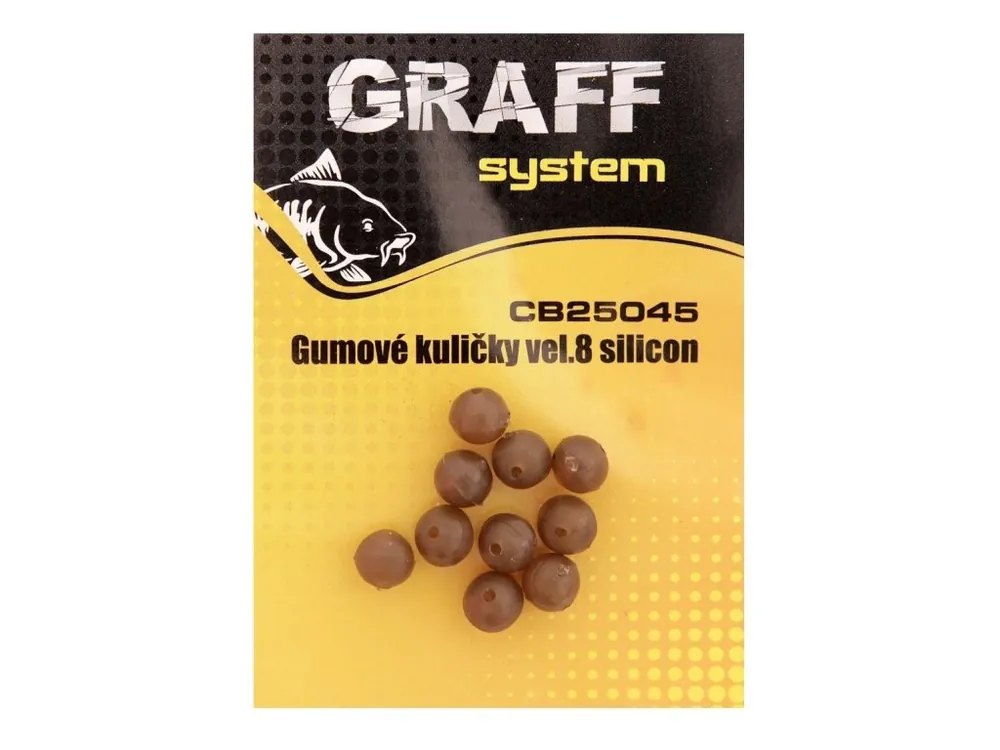Nejprodávanější Graff Gumové kuličky silikonové Velikost 10ks