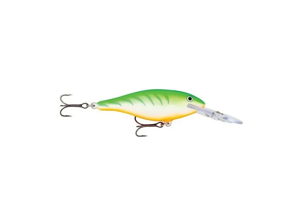 Akční Cena RAPALA Shad Rap Deep Runner 06 - Green Tiger UV