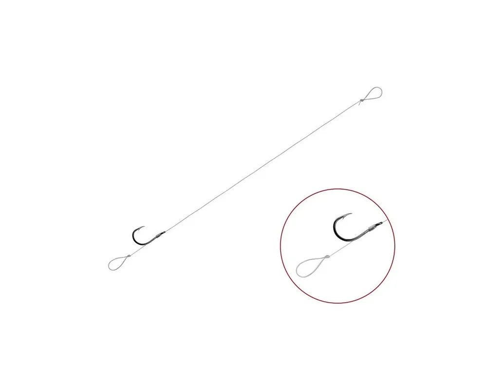 Feederový návazec Delphin FLR Loop / 6ks - 8cm 8 Super Cena