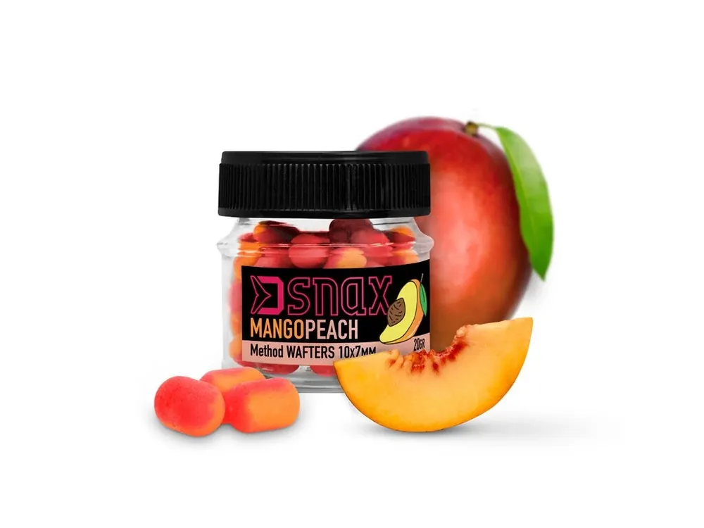 Nástraha D SNAX WAFT 10x7mm/20g - Mango-Broskev Oblíbený