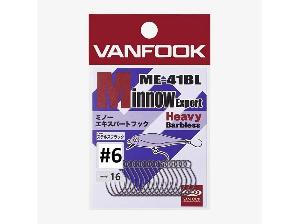Nejlepší Cena ME-41BL minnow experthook vel. 6 balení 16ks