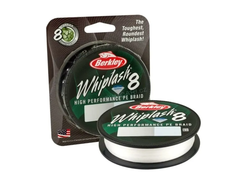 Vrácení Zdarma Berkley Whiplash8 Crystal 0,12mm 17,5kg 150m