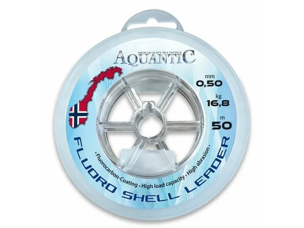 Aquantic fluorocarbon Fluoro shell 1,0mm 50m Levný