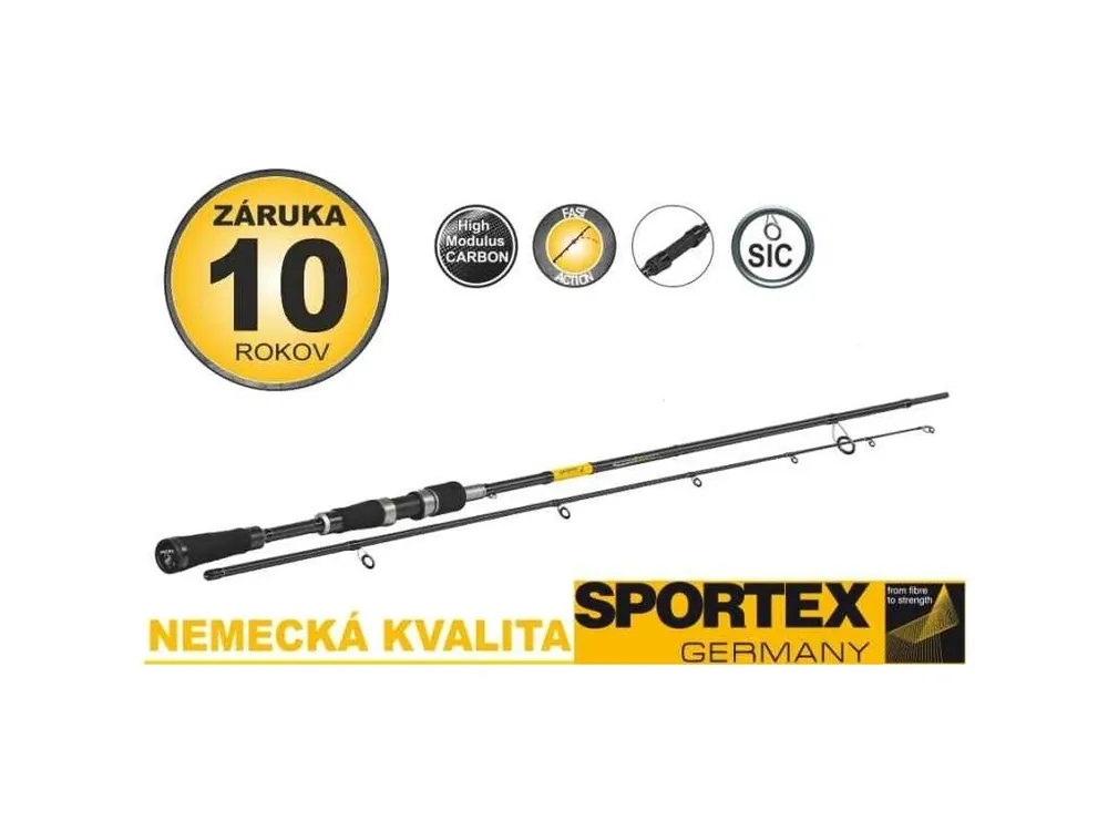 SPORTEX Black Pearl GT-3 2.40m 12-31g 2-díl Dokud Zásoby Vydrží