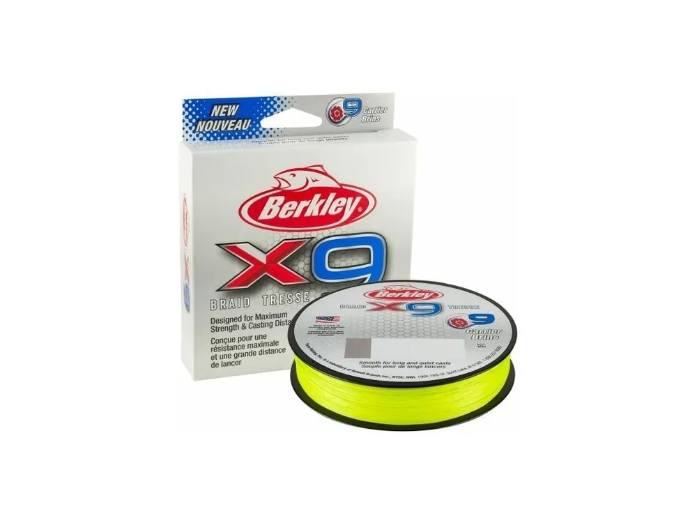 Berkley X9 Flame Green 0,08 mm 7,6 kg 150m Top Prodej