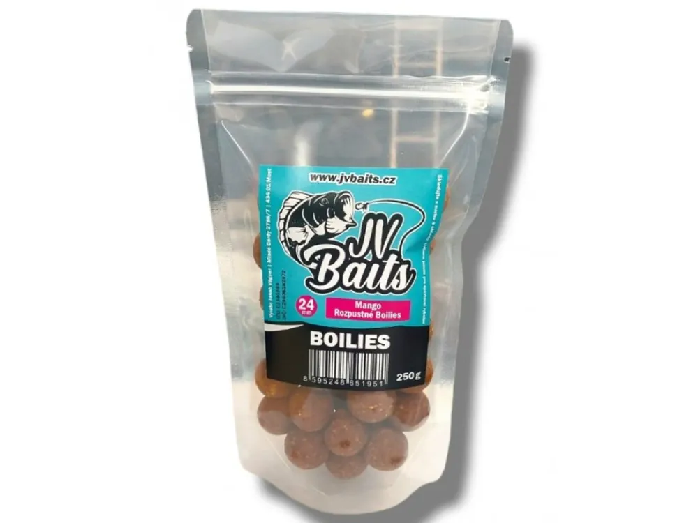 JV Baits rozpustné boilies mango 250g 24mm Kup Teď