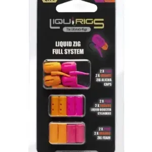 Liquirigs Liquid Zig System Pink & Orange 4+4+4 Stk Vrácení Zdarma
