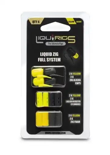 Liquirigs Liquid Zig System Black & Yellow 4+4+4pcs Časově Omezené
