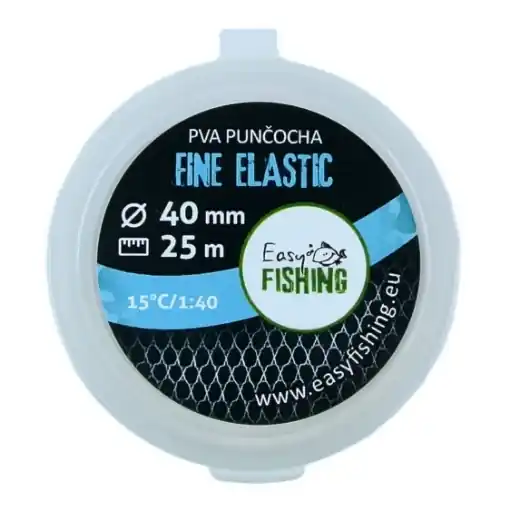 Hit Sezóny EasyFISHING PVA Mesh Refill Elastic Fine 25m 40mm