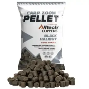 Carp Zoom Pellet Black Halibut z Otworem - 800 g / 20 mm Akce