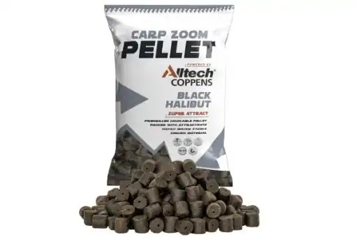 Carp Zoom Pellet Black Halibut z Otworem - 800 g / 20 mm Akce