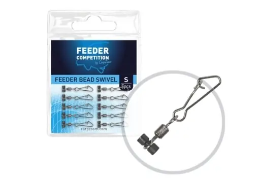 Carp Zoom Bead Swivel with Snap - 5 pcs / Size S Nakupujte Hned