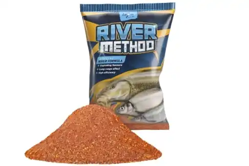 Carp Zoom Grundfutter River Method - 2 kg / Erdbeere-Fisch Originální