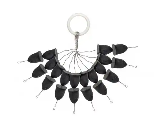 Carp Zoom Bullet Posenstopper - 20 Stk. / Schwarz Nová Kolekce