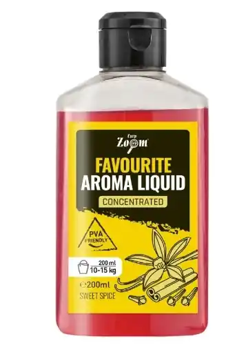 Carp Zoom Favourite Aroma Liquid Plus - 200 ml / Süßes Gewürz Objednat Nyní