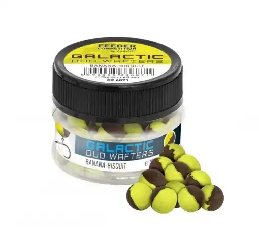 Carp Zoom Galactic Duo Wafters 15g 10mm Banana-Biscuit Vysoce Kvalitní