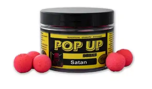 CSV Pop Up Boilies - Dose / 40 g / 12 mm / Satan Časově Omezené