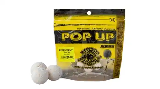 Speciální Cena CSV Pop-Up Boilies Sáček/ 50 g / 16 mm / Pepř černý
