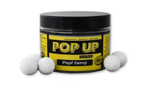 Vrácení Zdarma CSV Pop Up Boilies Pot 50g 16mm Black Pepper