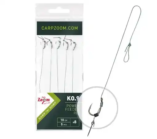 Vrácení Zdarma Carp Zoom Przypon FC Power Feeder KO.9 - 5 szt. / R10