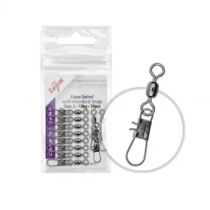 Aktuální Carp Zoom Émerillon Crane avec Agrafe - 10 pcs / T10