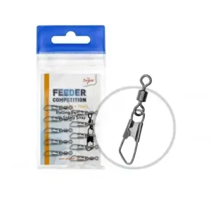 Carp Zoom Émerillon Rolling avec Agrafe FC - 10 pcs / T10 Výprodej